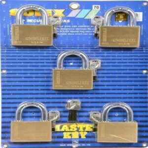 Solex Top Security Locks 5pcs 50mm