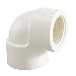 UPVC Pressure Pipe Fittings FF90 Degree Thread Elbow